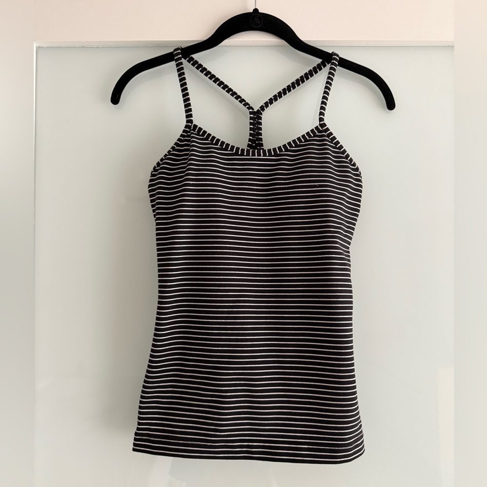 Lululemon Striped Y Tank